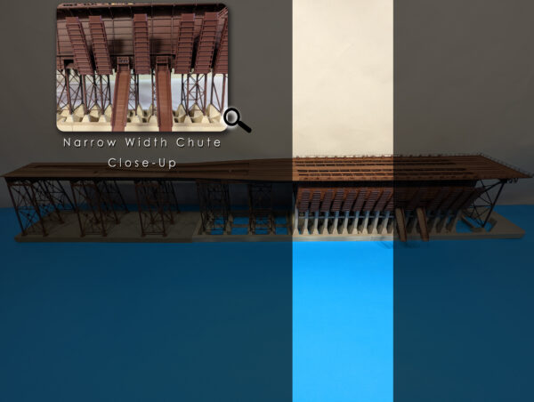 Concrete Ore Dock - Dual Sided - Expansion Kit - Narrow Chute