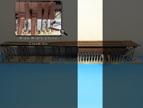 Concrete Ore Dock - Dual Sided - Expansion Kit - Wide Chute