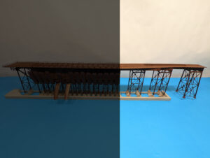 Concrete Ore Dock - Left Side - Approach - Narrow Chute