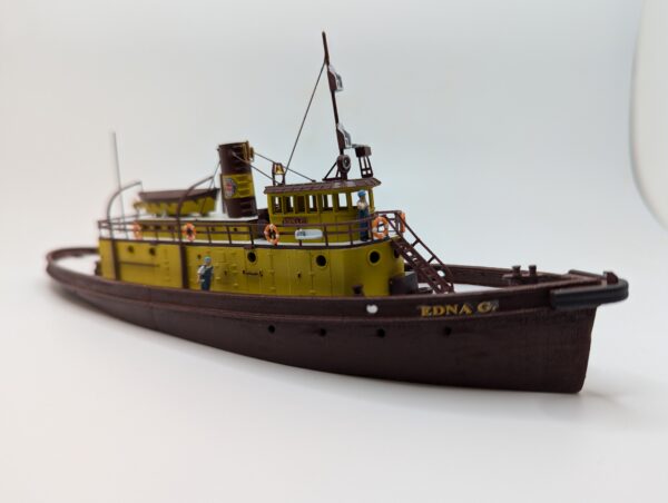 Edna G Tug Boat (Present Version) Completed and ready for display