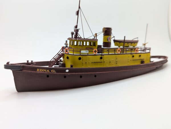 Edna G Tug Boat (Present Version) Completed and ready for display