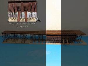 Steel Ore Dock - Dual Sided - Expansion Kit - Narrow Chute