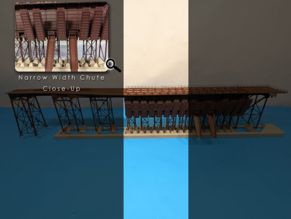 Steel Ore Dock - Right Side - Expansion Kit - Narrow Chute