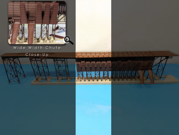Steel Ore Dock - Right Side - Expansion Kit - Wide Chute