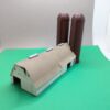 Gothic Style Large Cattle Barn with 2X A.C.O. Silo Cutout
