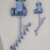 N Scale Red 720 plow, 6 bottom