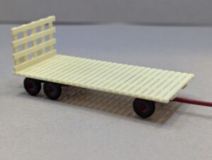HO Scale 8'-6" wide x 20 ft Long Hay Wagon