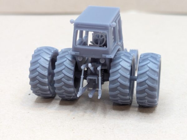 HO Scale Red 66 Tractor With Cab Wide Front with duals