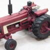 HO Scale Red 66 Tractor With Rops Wide Front