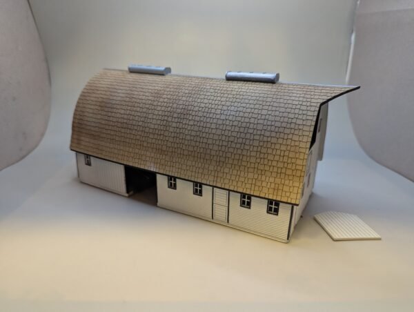 HO Gothic Style Large Dairy Barn