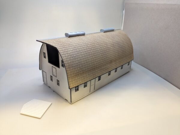 HO Gothic Style Large Dairy Barn