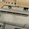 HO Covered Feed Bunk with Auger